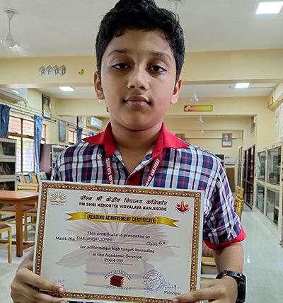 Dakshish Joshi, 6A