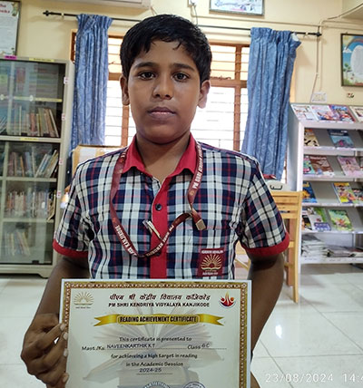 Naveenkarthik K T, 6C