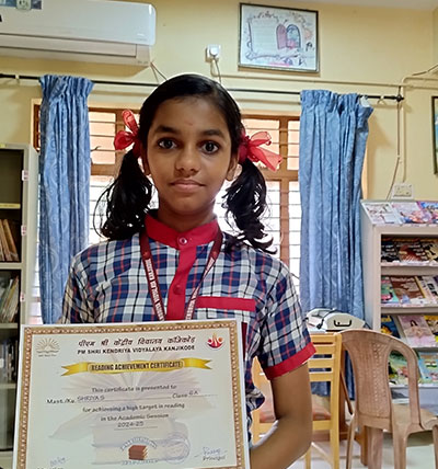 Shriya S, 6A
